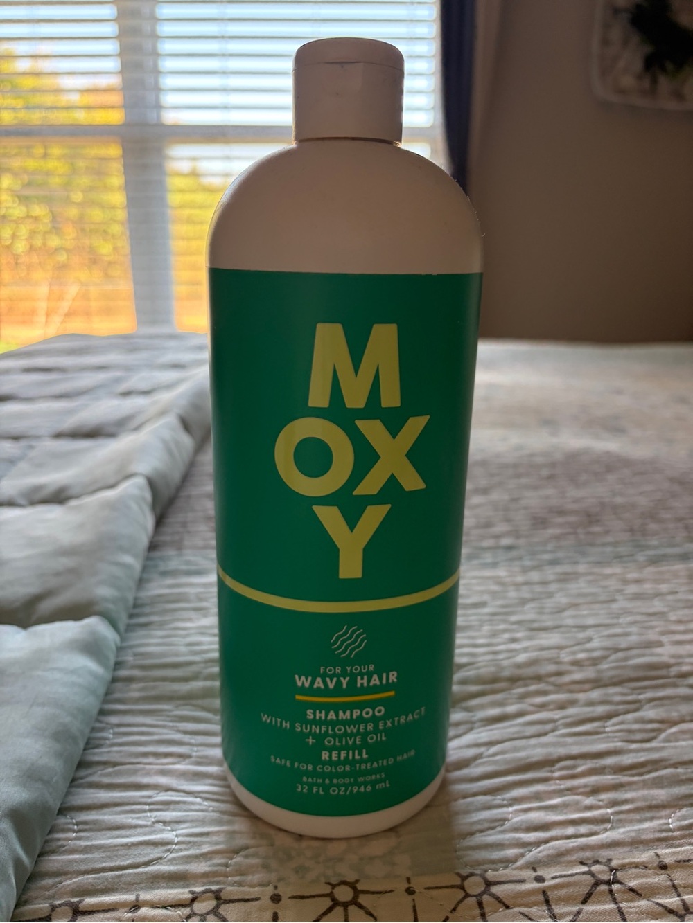 Moxy Shampoo for Wavy Hair - Refill 32 oz- 1/3 full
